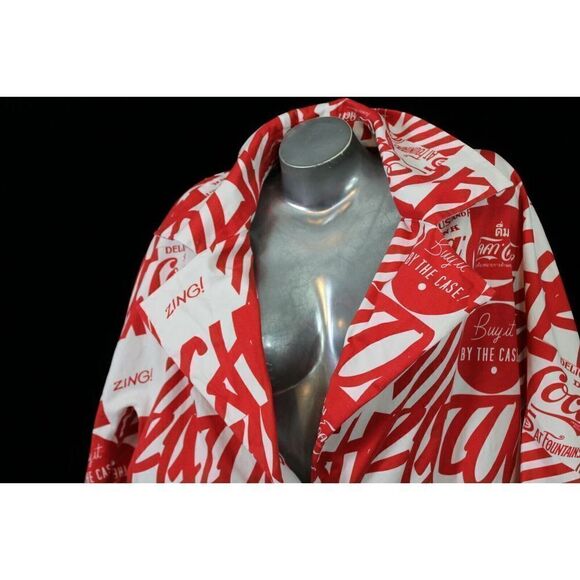 CHRISTOPHER BU COCA COLA POP ART JACKET COAT, 2015 SIZE M - Picture 2 of 8